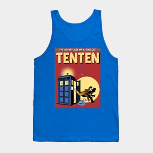 TENTEN THE ADVENTURES OF A TIMELORD VINTAGE COMIC COVER Tank Top